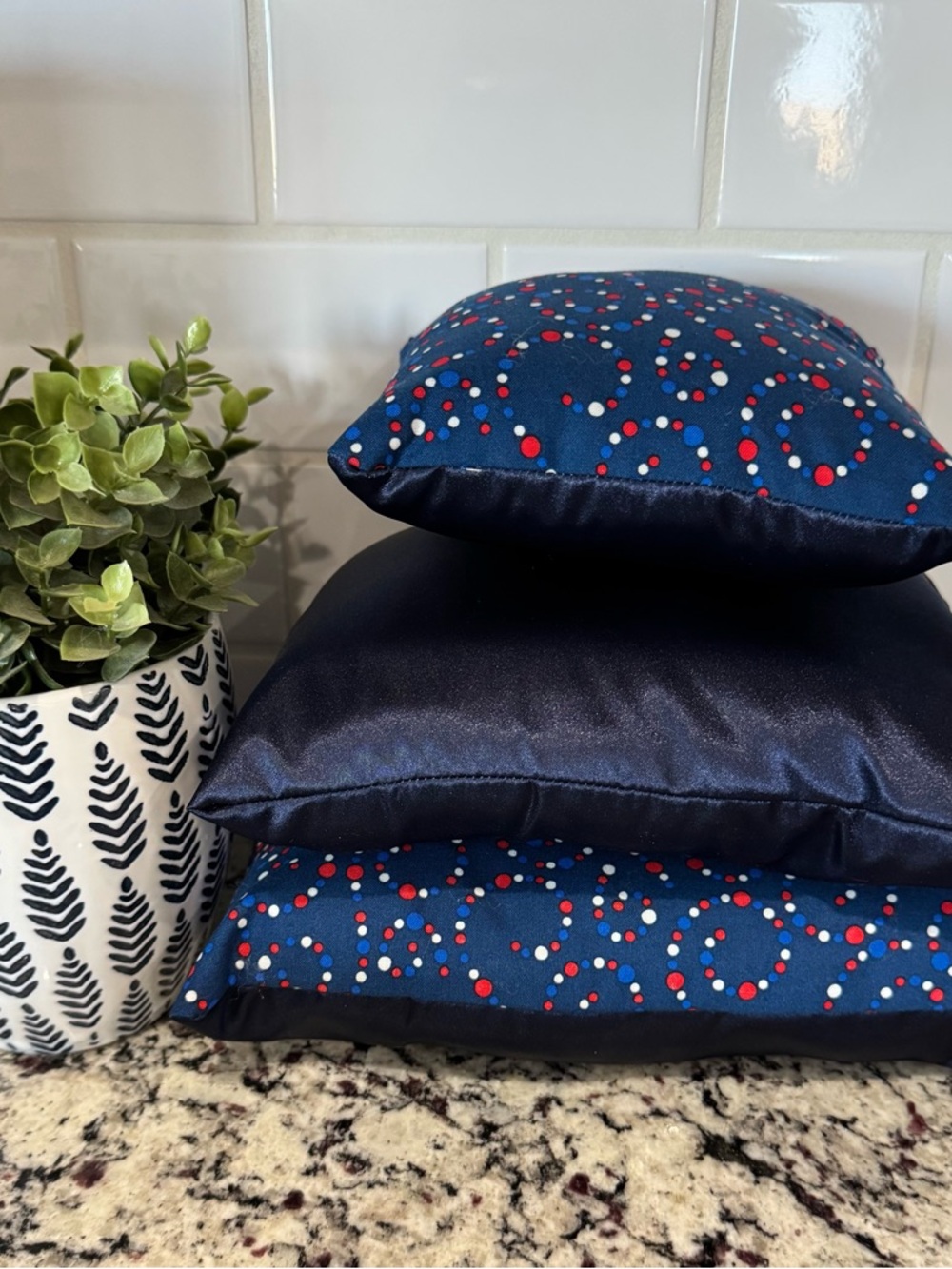 PURSE PILLOWS-SET OF 3-VARIOUS SIZES